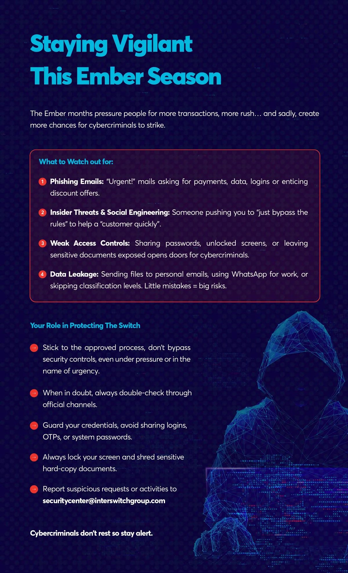 Staying Vigilant This Ember Season — seasonal fraud awareness.
