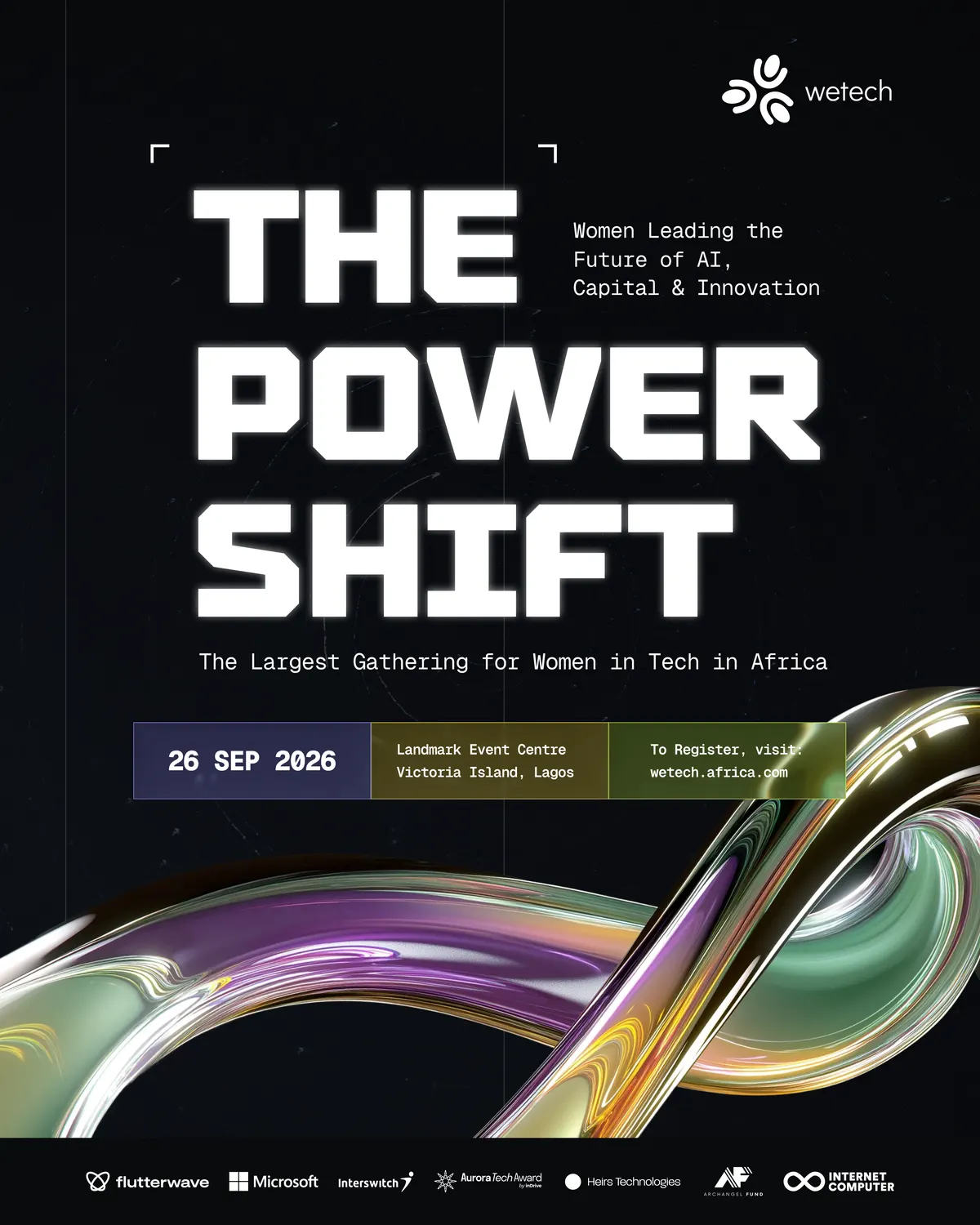 The Power Shift — Identity · Key visual · Event system